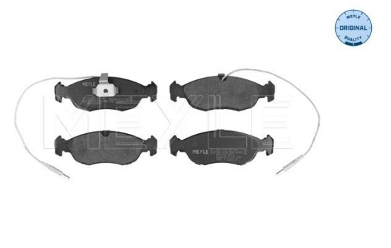 Brake Pad Set, disc brake MEYLE-ORIGINAL Quality 025 214 3017/W