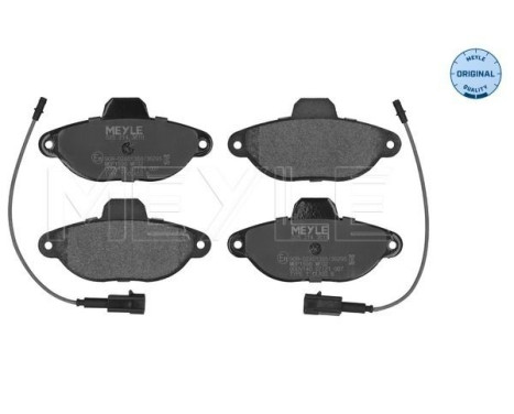 Brake Pad Set, disc brake MEYLE-ORIGINAL Quality 025 214 3616, Image 2