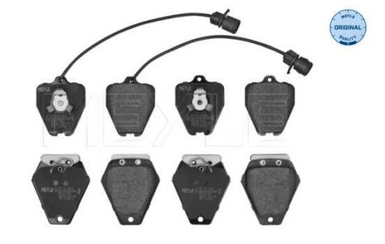 Brake Pad Set, disc brake MEYLE-ORIGINAL Quality 025 214 5218/W, Image 3