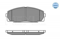 Brake Pad Set, disc brake MEYLE-ORIGINAL Quality 025 214 6815