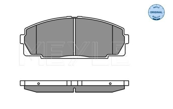 Brake Pad Set, disc brake MEYLE-ORIGINAL Quality 025 214 6815