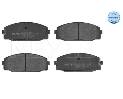 Brake Pad Set, disc brake MEYLE-ORIGINAL Quality 025 214 6815, Image 2