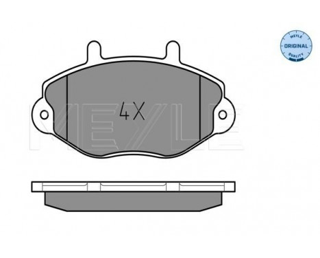 Brake Pad Set, disc brake MEYLE-ORIGINAL Quality 025 214 6918