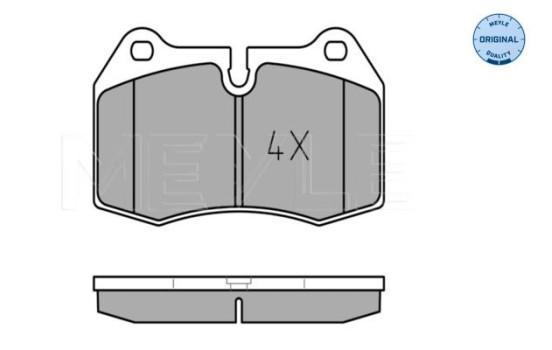 Brake Pad Set, disc brake MEYLE-ORIGINAL Quality 025 214 7118, Image 2