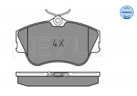 Brake Pad Set, disc brake MEYLE-ORIGINAL Quality 025 214 7919