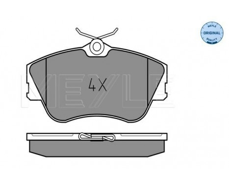 Brake Pad Set, disc brake MEYLE-ORIGINAL Quality 025 214 7919