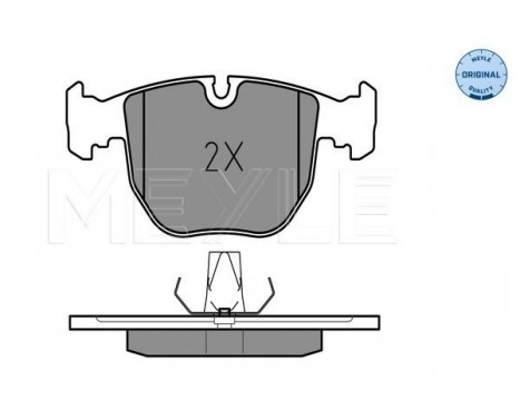 Brake Pad Set, disc brake MEYLE-ORIGINAL Quality 025 214 8619