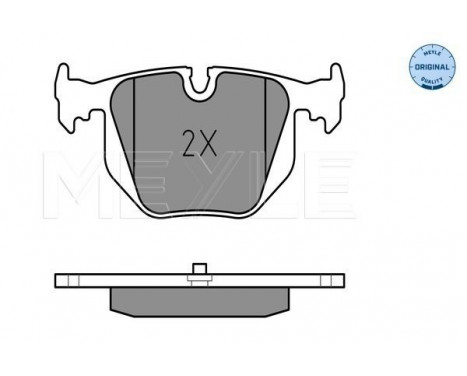 Brake Pad Set, disc brake MEYLE-ORIGINAL Quality 025 214 8717, Image 2