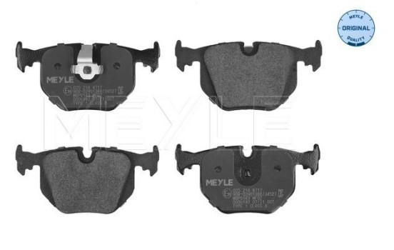 Brake Pad Set, disc brake MEYLE-ORIGINAL Quality 025 214 8717, Image 3