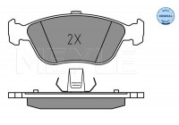 Brake Pad Set, disc brake MEYLE-ORIGINAL Quality 025 214 9219