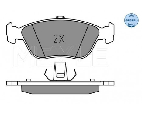 Brake Pad Set, disc brake MEYLE-ORIGINAL Quality 025 214 9219