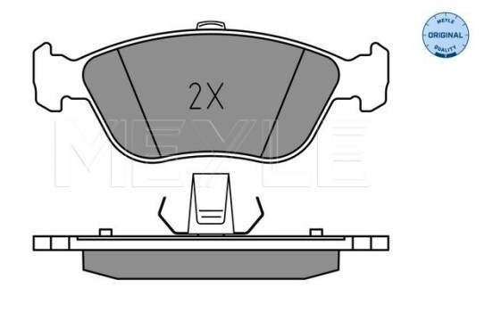 Brake Pad Set, disc brake MEYLE-ORIGINAL Quality 025 214 9219