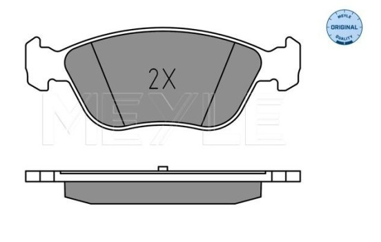 Brake Pad Set, disc brake MEYLE-ORIGINAL Quality 025 214 9219, Image 2