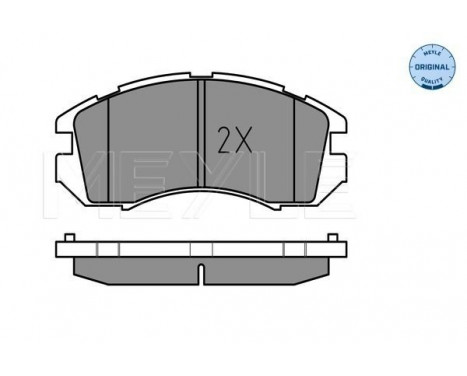 Brake Pad Set, disc brake MEYLE-ORIGINAL Quality 025 214 9517/W, Image 2