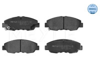 Brake Pad Set, disc brake MEYLE-ORIGINAL Quality 025 214 9918/W