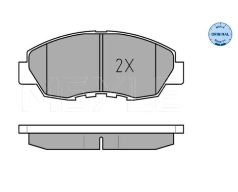 Brake Pad Set, disc brake MEYLE-ORIGINAL Quality 025 214 9918/W, Image 3
