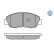 Brake Pad Set, disc brake MEYLE-ORIGINAL Quality 025 214 9918/W, Thumbnail 3