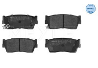 Brake Pad Set, disc brake MEYLE-ORIGINAL Quality 025 215 0014/W