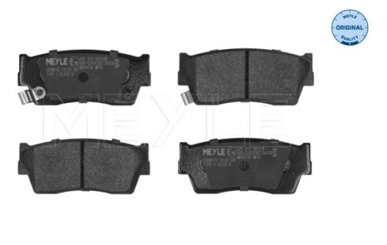 Brake Pad Set, disc brake MEYLE-ORIGINAL Quality 025 215 0014/W