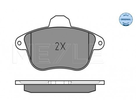 Brake Pad Set, disc brake MEYLE-ORIGINAL Quality 025 215 0417/W, Image 2