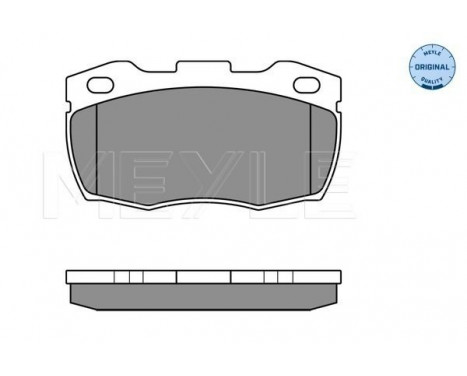 Brake Pad Set, disc brake MEYLE-ORIGINAL Quality 025 215 1918