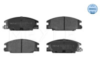 Brake Pad Set, disc brake MEYLE-ORIGINAL Quality 025 215 4316/W