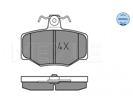 Brake Pad Set, disc brake MEYLE-ORIGINAL Quality 025 215 4515