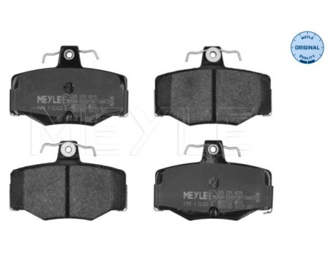 Brake Pad Set, disc brake MEYLE-ORIGINAL Quality 025 215 4515, Image 2