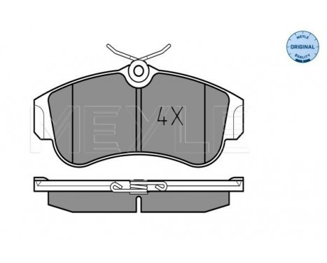 Brake Pad Set, disc brake MEYLE-ORIGINAL Quality 025 215 4617