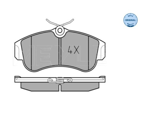 Brake Pad Set, disc brake MEYLE-ORIGINAL Quality 025 215 4617, Image 2