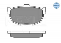 Brake Pad Set, disc brake MEYLE-ORIGINAL Quality 025 215 5314/W