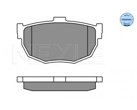 Brake Pad Set, disc brake MEYLE-ORIGINAL Quality 025 215 5314/W