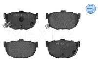Brake Pad Set, disc brake MEYLE-ORIGINAL Quality 025 215 5314/W