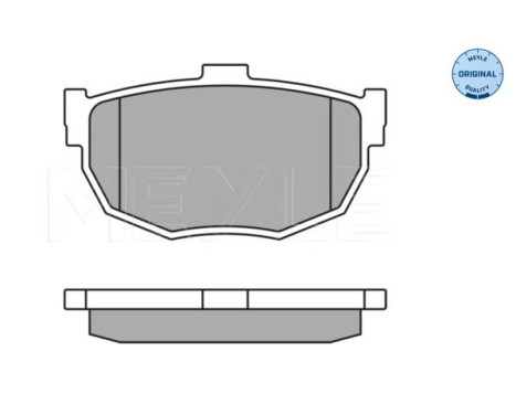 Brake Pad Set, disc brake MEYLE-ORIGINAL Quality 025 215 5314/W, Image 2
