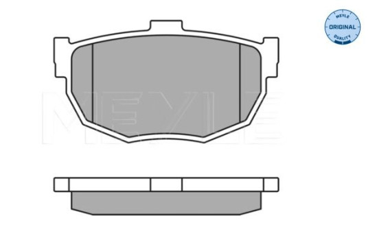 Brake Pad Set, disc brake MEYLE-ORIGINAL Quality 025 215 5314/W, Image 2