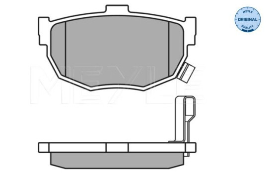 Brake Pad Set, disc brake MEYLE-ORIGINAL Quality 025 215 5314/W, Image 4