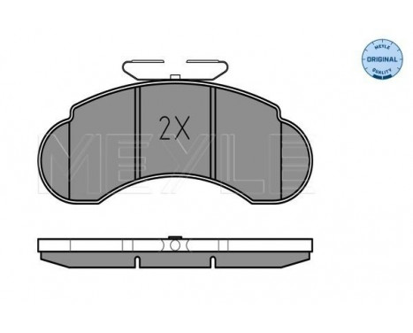 Brake Pad Set, disc brake MEYLE-ORIGINAL Quality 025 215 7314