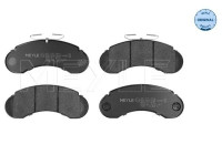 Brake Pad Set, disc brake MEYLE-ORIGINAL Quality 025 215 7314