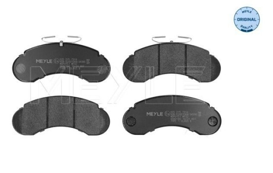 Brake Pad Set, disc brake MEYLE-ORIGINAL Quality 025 215 7314