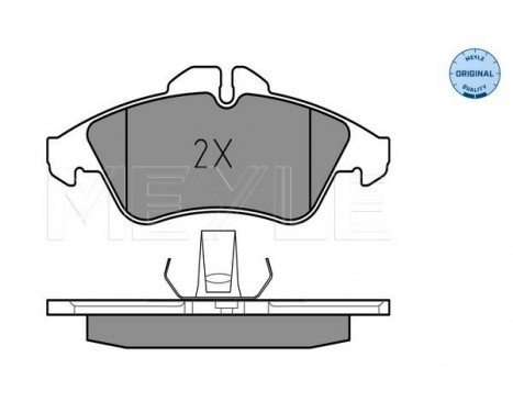 Brake Pad Set, disc brake MEYLE-ORIGINAL Quality 025 215 7620