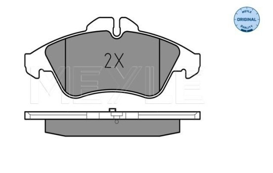 Brake Pad Set, disc brake MEYLE-ORIGINAL Quality 025 215 7620, Image 2