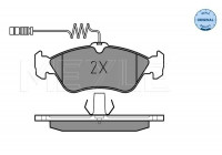 Brake Pad Set, disc brake MEYLE-ORIGINAL Quality 025 215 9218