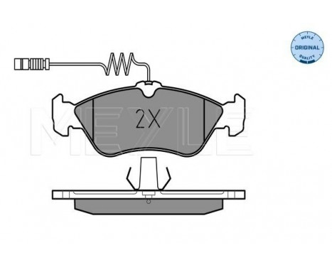 Brake Pad Set, disc brake MEYLE-ORIGINAL Quality 025 215 9218