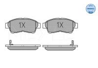 Brake Pad Set, disc brake MEYLE-ORIGINAL Quality 025 216 0117/W