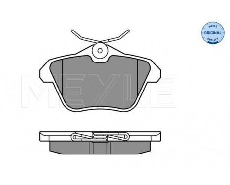 Brake Pad Set, disc brake MEYLE-ORIGINAL Quality 025 216 0616