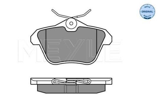 Brake Pad Set, disc brake MEYLE-ORIGINAL Quality 025 216 0616