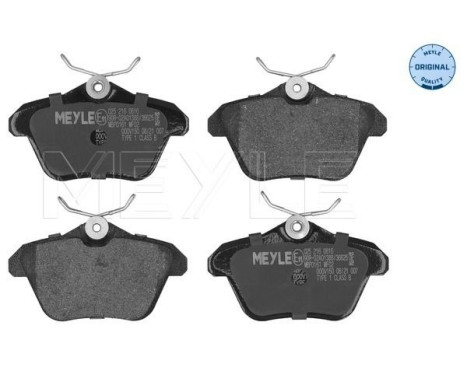 Brake Pad Set, disc brake MEYLE-ORIGINAL Quality 025 216 0616, Image 2