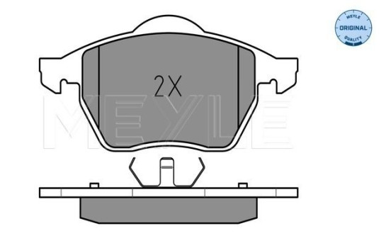 Brake Pad Set, disc brake MEYLE-ORIGINAL Quality 025 216 2419
