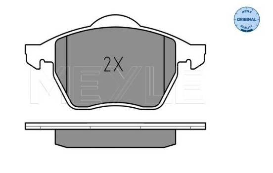 Brake Pad Set, disc brake MEYLE-ORIGINAL Quality 025 216 2419, Image 2