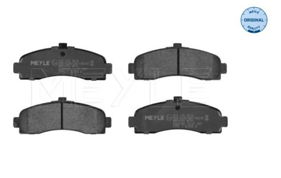 Brake Pad Set, disc brake MEYLE-ORIGINAL Quality 025 216 2615, Image 2